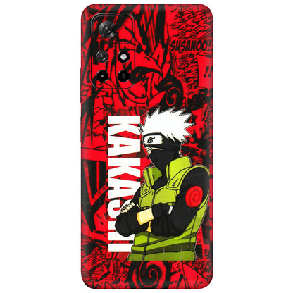 Xiaomi Redmi Phone Skins (All Models) - Kakashi Red Anime - 3D Embossed Finish (L-251) Redmi Note 11T 5G