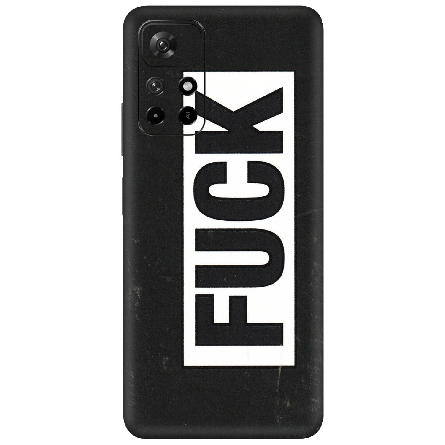 Xiaomi Redmi Phone Skins (All Models) - The F Word - 3D Embossed Finish (L-255) Redmi Note 11T 5G