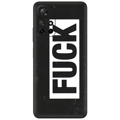 Xiaomi Redmi Phone Skins (All Models) - The F Word - 3D Embossed Finish (L-255) Redmi Note 11T 5G