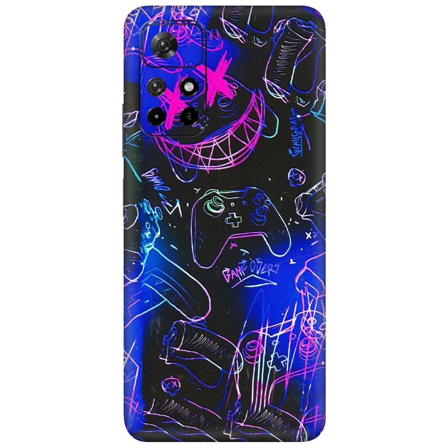 Xiaomi Redmi Phone Skins (All Models) - Gamers Paradise - 3D Embossed Finish (L-258) Redmi Note 11T 5G