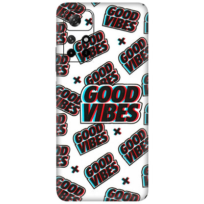 Xiaomi Redmi Phone Skins (All Models) - Good Vibes - 3D Embossed Finish (L-282) Redmi Note 11T 5G