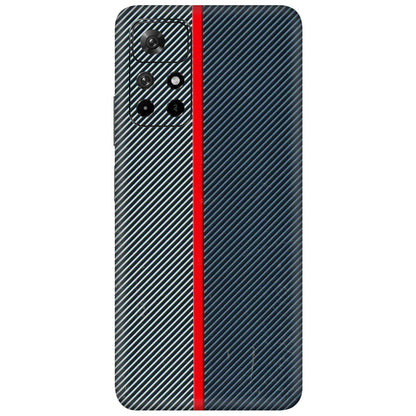 Xiaomi Redmi Phone Skins (All Models) - Blue Sober Lines - 3D Embossed Finish (L-305) Redmi Note 11T 5G