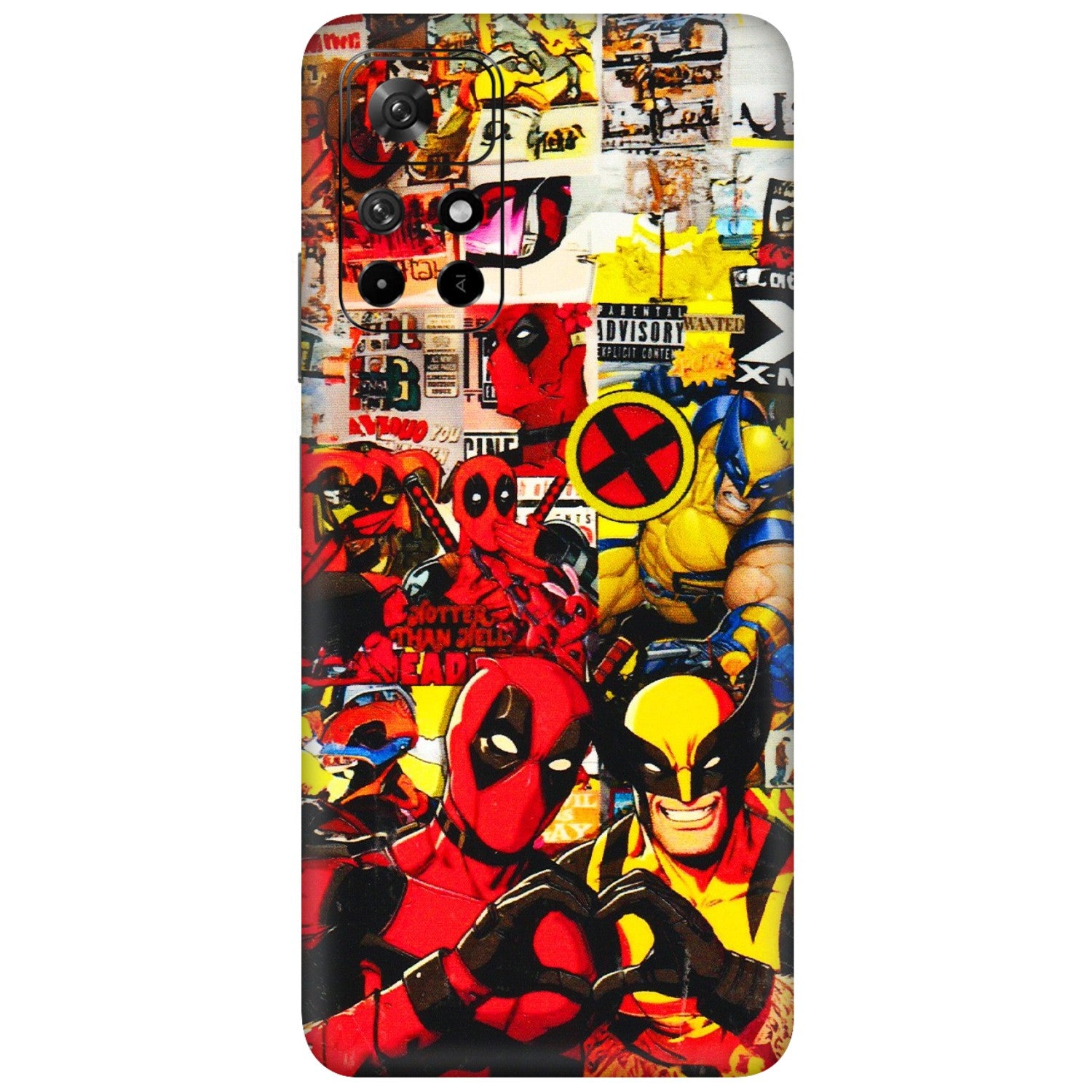Xiaomi Redmi Phone Skins (All Models) - Spidy Wolverine - 3D Embossed Finish (L-310) Redmi Note 11T 5G