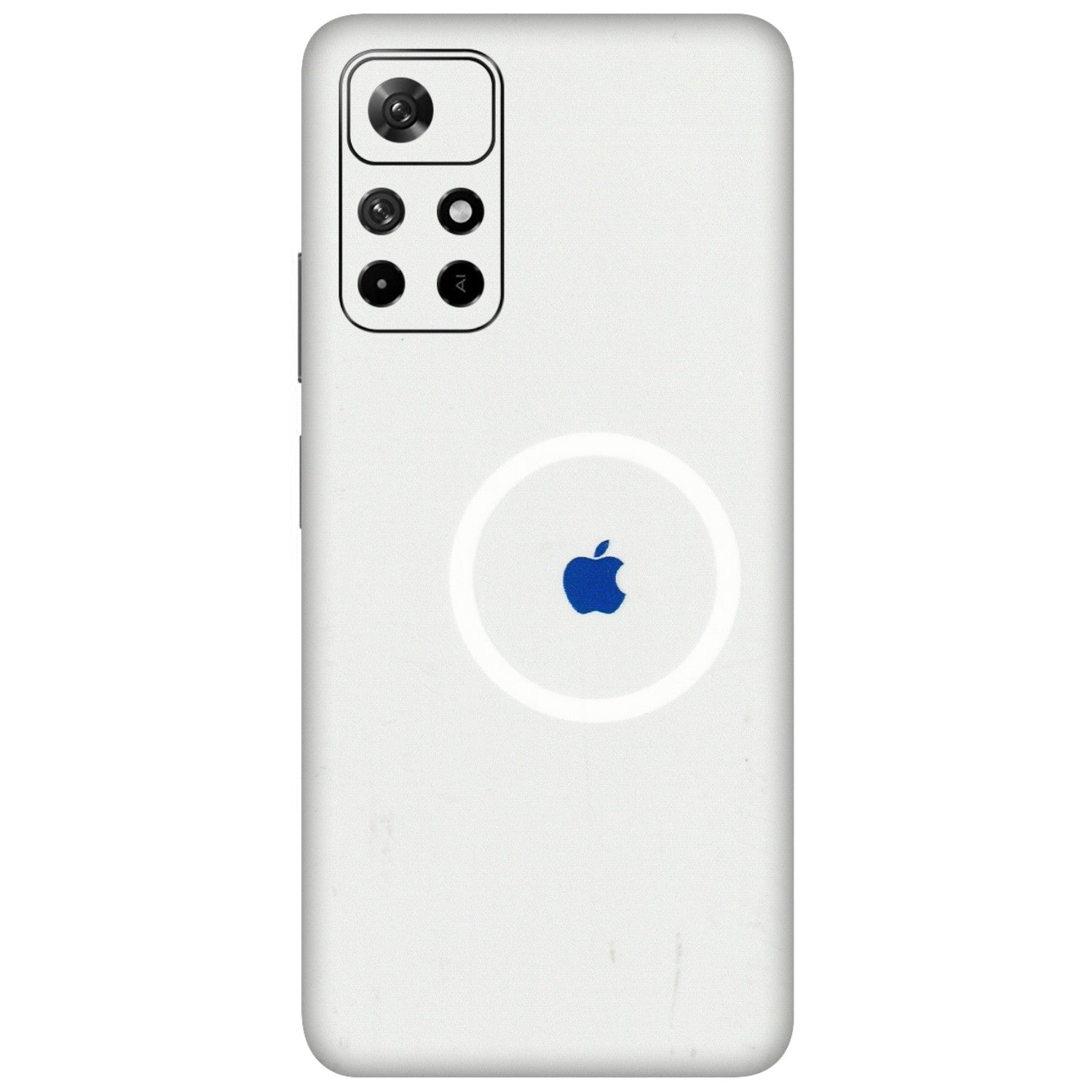 Xiaomi Redmi Phone Skins (All Models) - iPhone Magsafe Logo - 3D Embossed Finish (L-320) Redmi Note 11T 5G