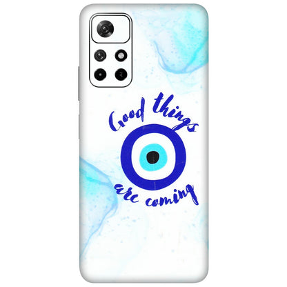 Xiaomi Redmi Phone Skins (All Models) - Evil Eye Good Things Are Coming - 3D Embossed Finish (L-322) Redmi Note 11T 5G