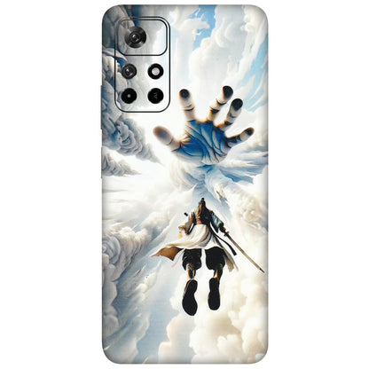 Xiaomi Redmi Phone Skins (All Models) - Big Hand With Monkey King - 3D Embossed Finish (L-323) Redmi Note 11T 5G