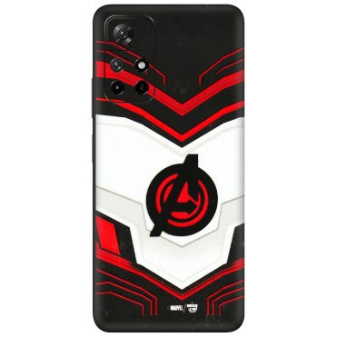 Xiaomi Redmi Phone Skins (All Models) - Avengers Logo - 3D Embossed Finish (L-55) Redmi Note 11T 5G