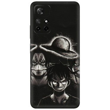 Xiaomi Redmi Phone Skins (All Models) - Black Luffy Hat - 3D Embossed Finish (L-57) Redmi Note 11T 5G
