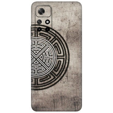 Xiaomi Redmi Phone Skins (All Models) - Mysterious Circular Design - 3D Embossed Finish (L-63) Redmi Note 11T 5G