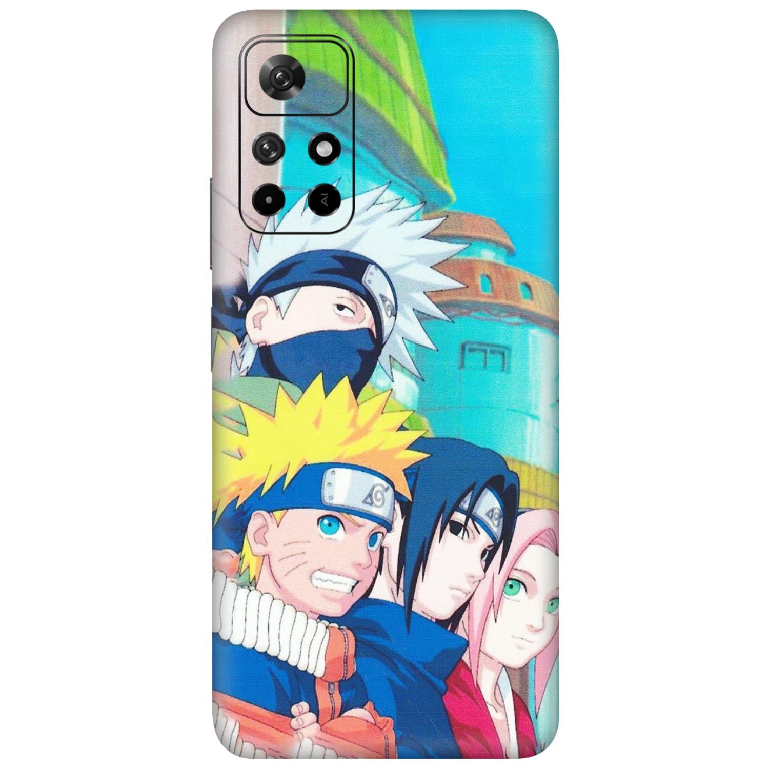 Xiaomi Redmi Phone Skins (All Models) - Team Minato And Kakashi - Matte Finish (M-101) Redmi Note 11T 5G