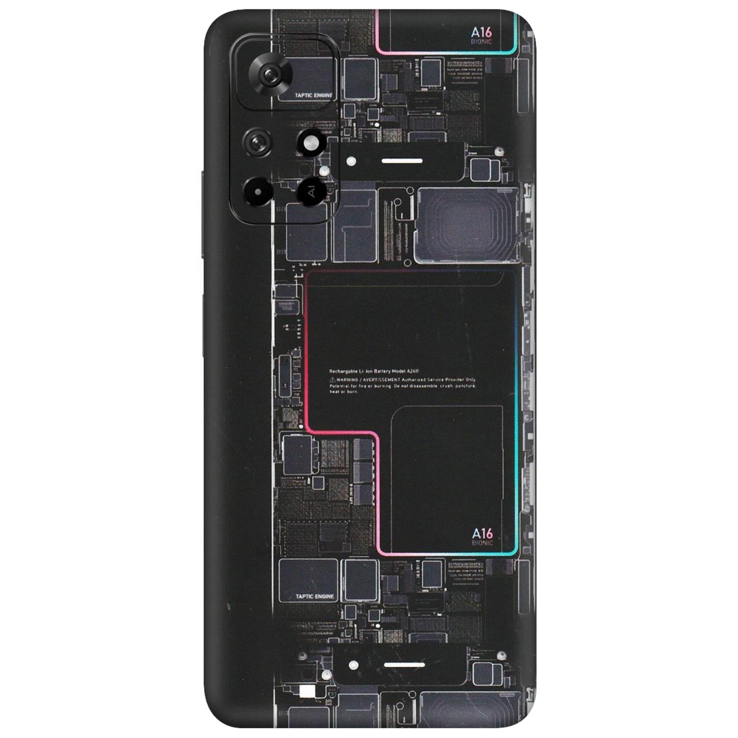 Xiaomi Redmi Phone Skins (All Models) - Motherboard Circuit Layout - Matte Finish (M-117) Redmi Note 11T 5G