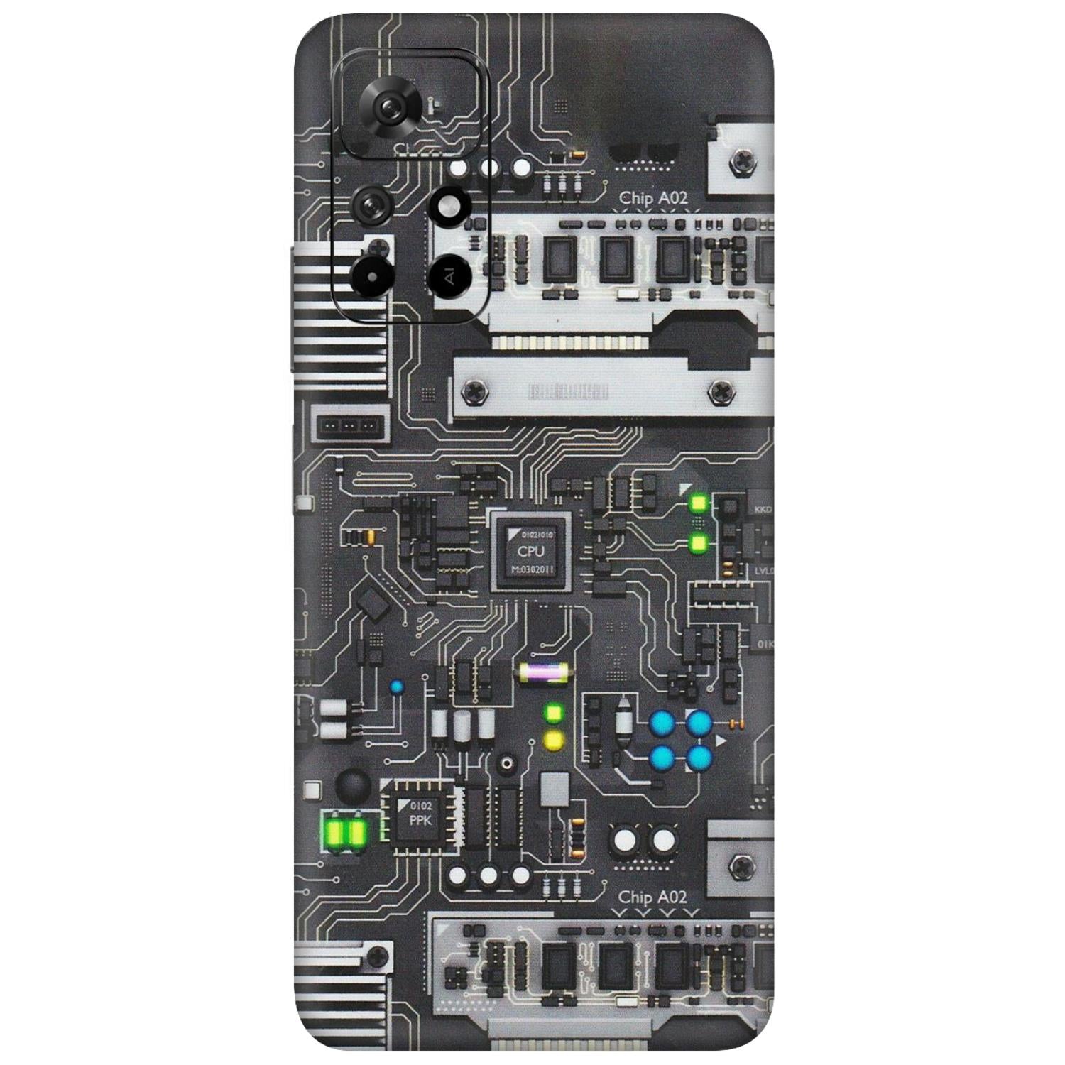 Xiaomi Redmi Phone Skins (All Models) - Motherboard Internals - Matte Finish (M-135) Redmi Note 11T 5G