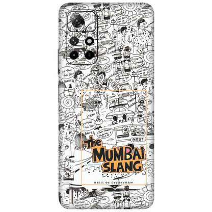 Xiaomi Redmi Phone Skins (All Models) - The Mumbai Slang - Matte Finish (M-142) Redmi Note 11T 5G