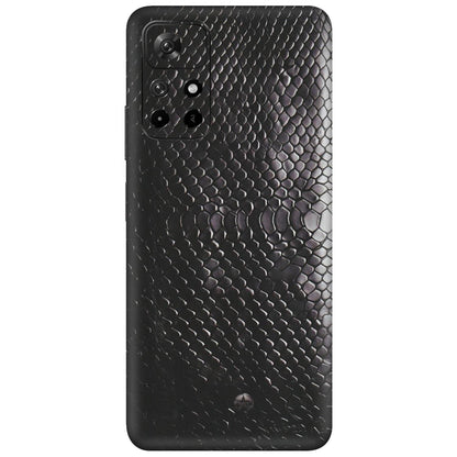 Xiaomi Redmi Phone Skins (All Models) - Black Snack Leather - Matte Finish (M-147) Redmi Note 11T 5G