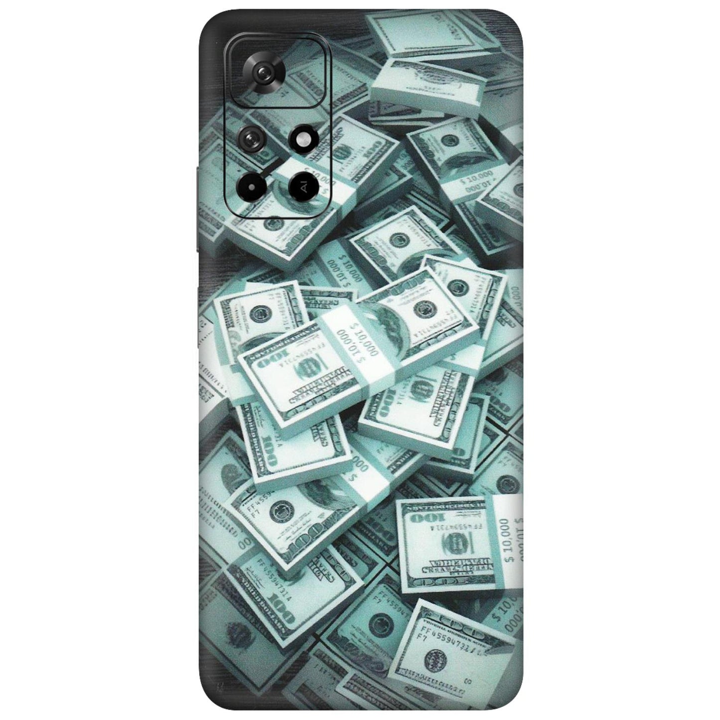 Xiaomi Redmi Phone Skins (All Models) - Hundred Dollar Bill - Matte Finish (M-162) Redmi Note 11T 5G