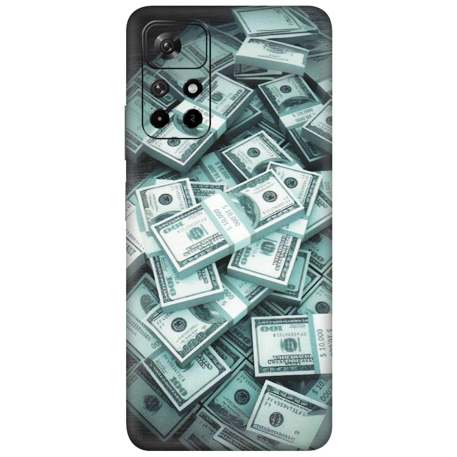 Xiaomi Redmi Phone Skins (All Models) - Hundred Dollar Bill - Matte Finish (M-162) Redmi Note 11T 5G