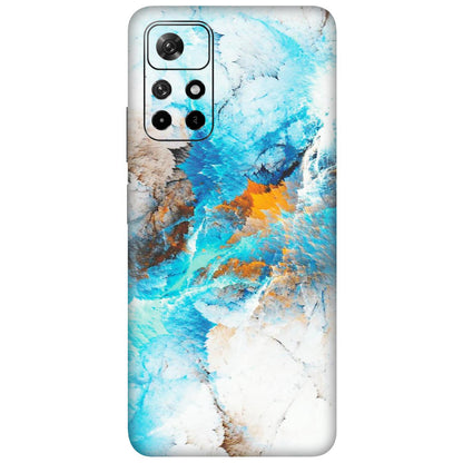 Xiaomi Redmi Phone Skins (All Models) - Blue Waves Abstract - Matte Finish (M-19) Redmi Note 11T 5G