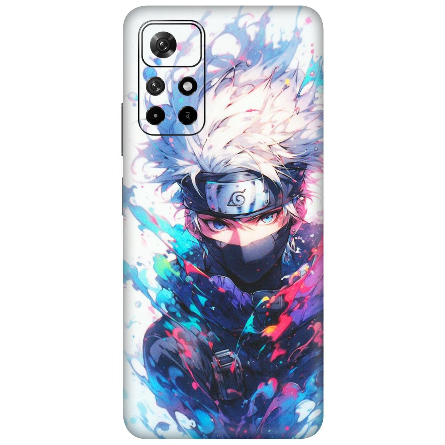 Xiaomi Redmi Phone Skins (All Models) - Naruto Face Mask - Matte Finish (M-03) Redmi Note 11T 5G