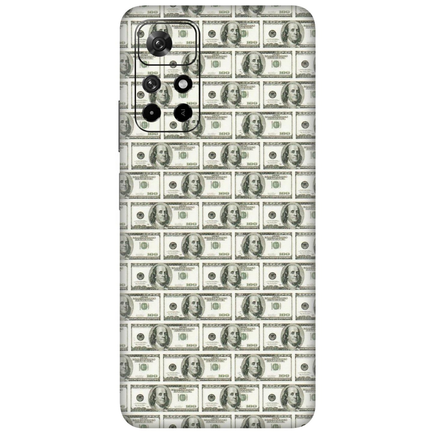Xiaomi Redmi Phone Skins (All Models) - I Love Dollars - Matte Finish (M-40) Redmi Note 11T 5G