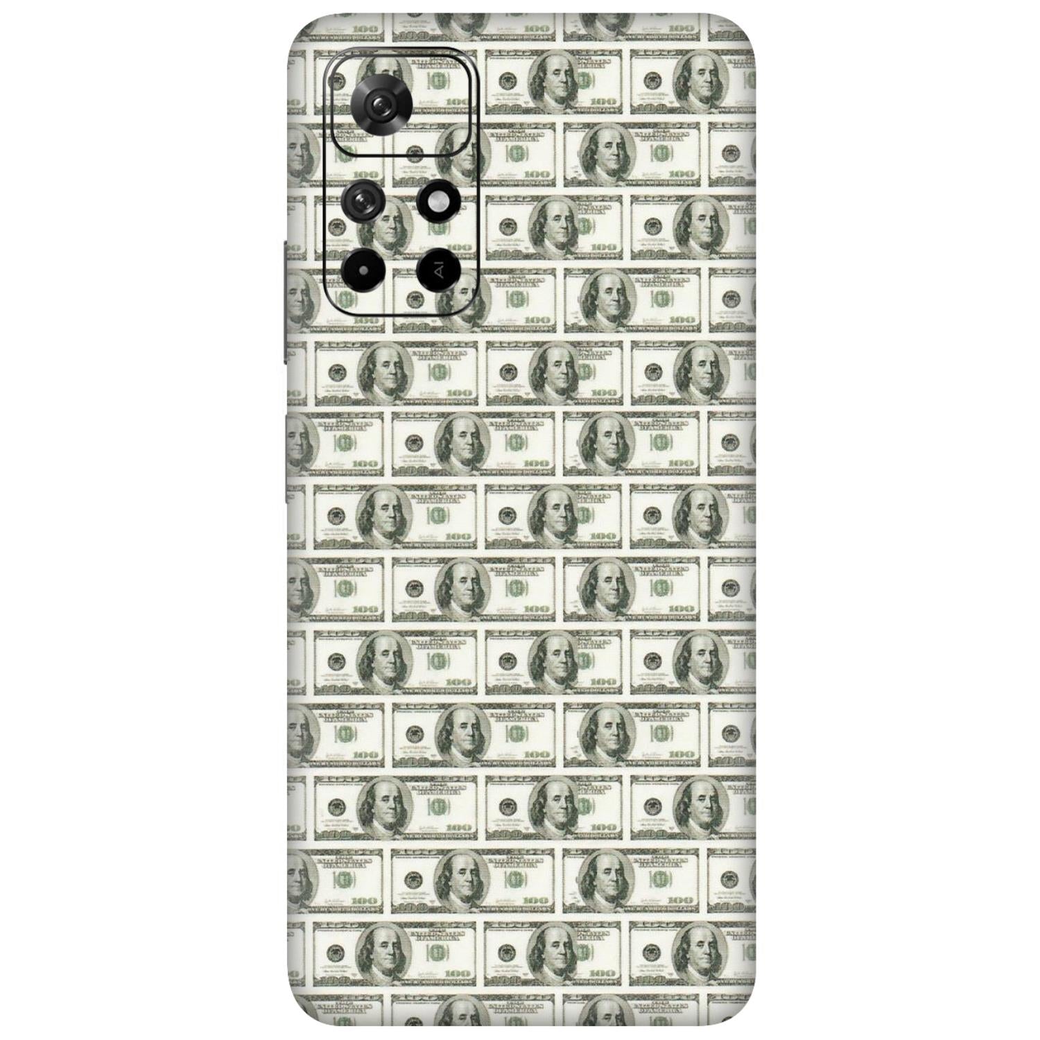 Xiaomi Redmi Phone Skins (All Models) - I Love Dollars - Matte Finish (M-40) Redmi Note 11T 5G