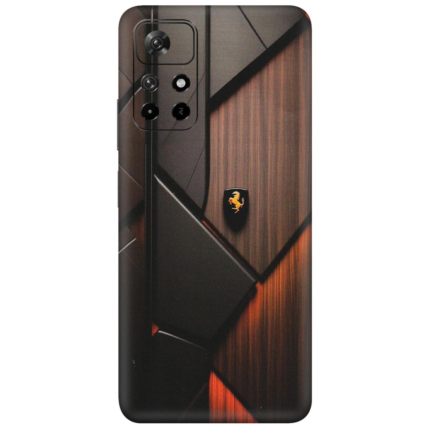 Xiaomi Redmi Phone Skins (All Models) - Lambo Beauty Wood Pattern Sober - Matte Finish (M-51) Redmi Note 11T 5G