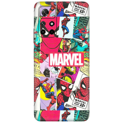 Xiaomi Redmi Phone Skins (All Models) - Marvel Comic Spiderman Grafitti - Matte Finish (M-72) Redmi Note 11T 5G