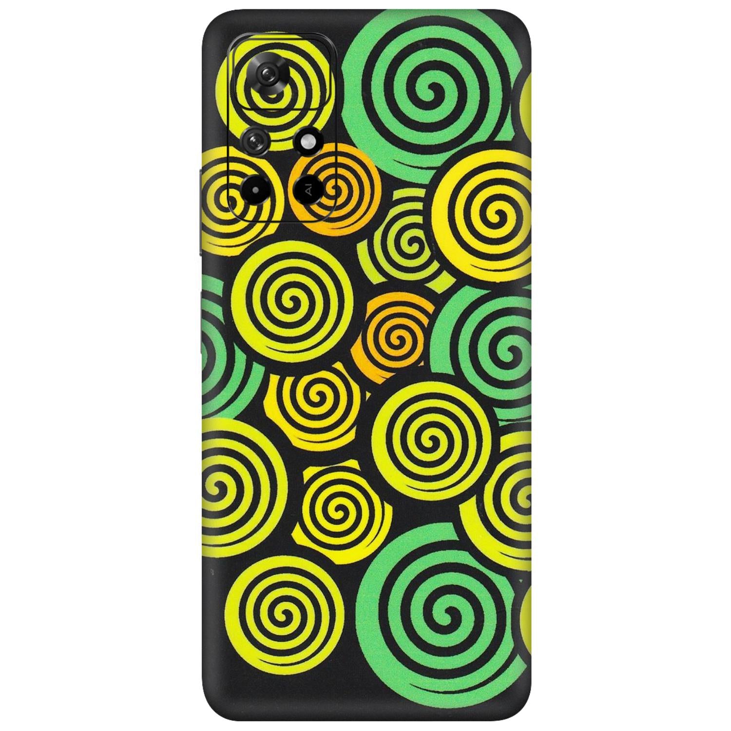 Xiaomi Redmi Phone Skins (All Models) - Crazy Spiral - Matte Finish (M-91) Redmi Note 11T 5G