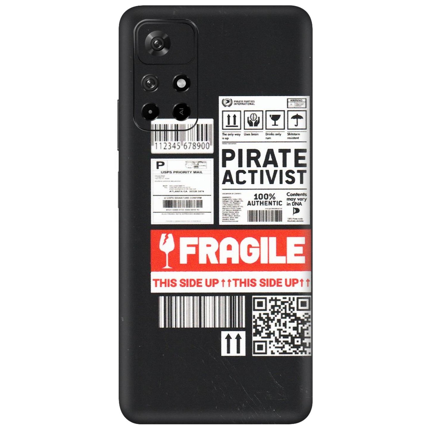 Xiaomi Redmi Phone Skins (All Models) - Handle With Care - Matte Finish (M-99) Redmi Note 11T 5G