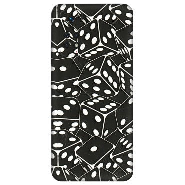 Xiaomi Redmi Phone Skins (All Models) - Big Black Dices - 3D Embossed Finish (L-106) Redmi Note 11
