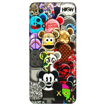 Xiaomi Redmi Phone Skins (All Models) - More Mickey Mouses - 3D Embossed Finish (L-118) Redmi Note 11
