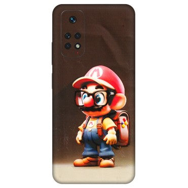 Xiaomi Redmi Phone Skins (All Models) - Little Mario - 3D Embossed Finish (L-119) Redmi Note 11