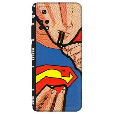 Xiaomi Redmi Phone Skins (All Models) - Superman Sutta - 3D Embossed Finish (L-130) Redmi Note 11