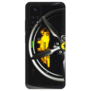 Xiaomi Redmi Phone Skins (All Models) - Ferrari Wheel Alloy - 3D Embossed Finish (L-173) Redmi Note 11