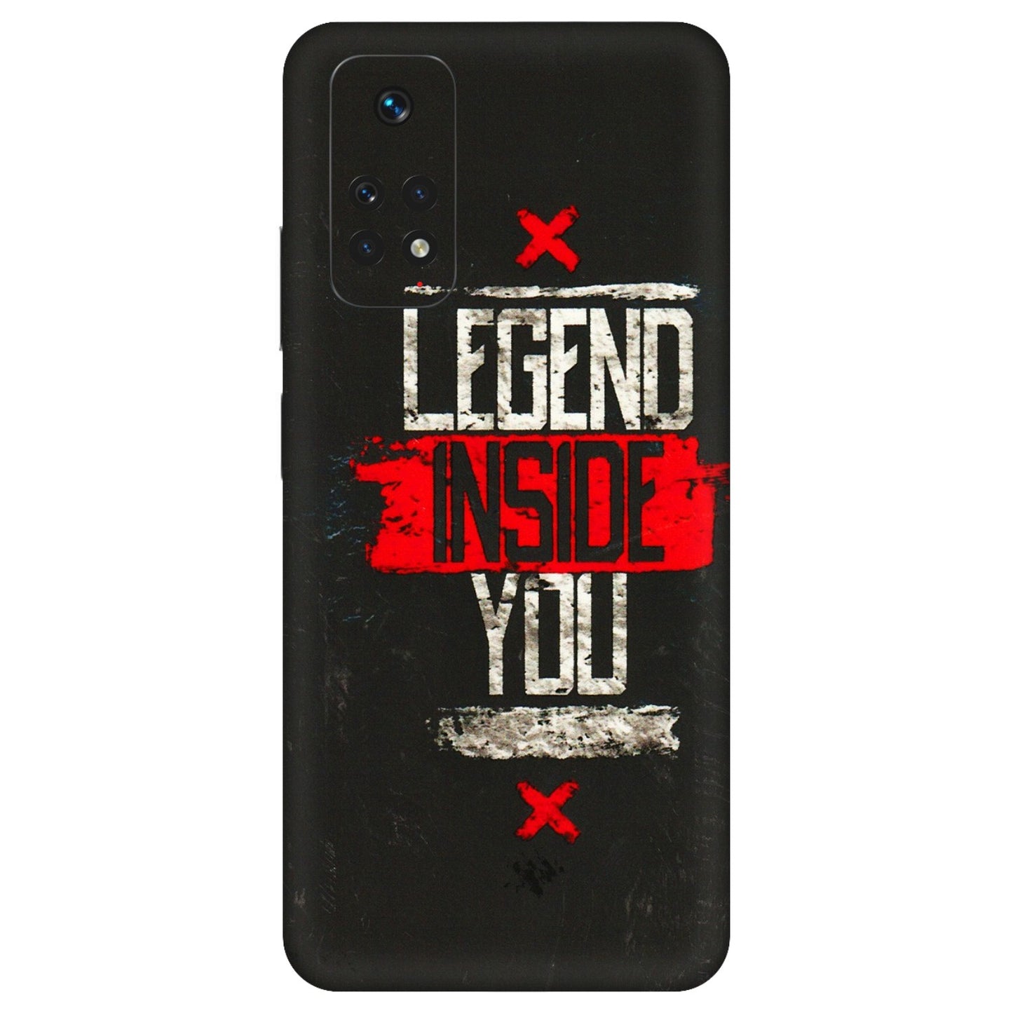 Xiaomi Redmi Phone Skins (All Models) - Legend Inside You - 3D Embossed Finish (L-186) Redmi Note 11
