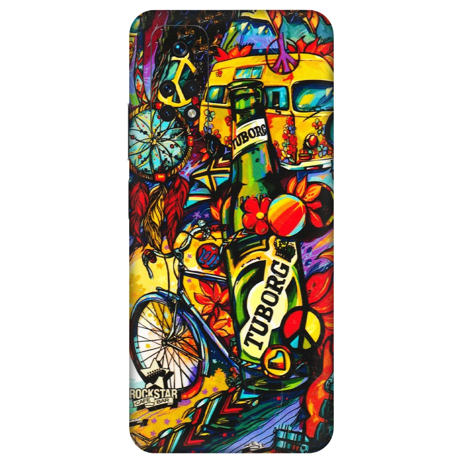 Xiaomi Redmi Phone Skins (All Models) - Cool Beer Bottle - 3D Embossed Finish (L-193) Redmi Note 11
