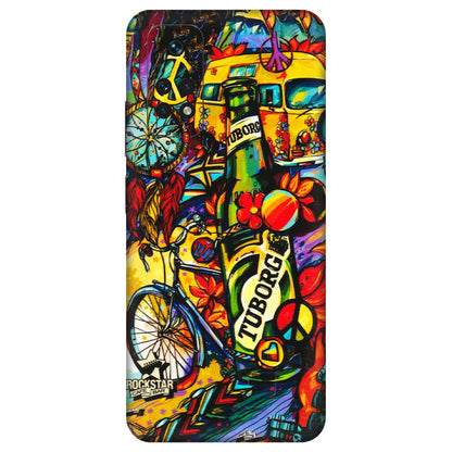 Xiaomi Redmi Phone Skins (All Models) - Cool Beer Bottle - 3D Embossed Finish (L-193) Redmi Note 11