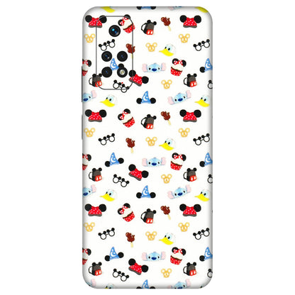 Xiaomi Redmi Phone Skins (All Models) - Minnie Mouse & Donald Doodles s - 3D Embossed Finish (L-194) Redmi Note 11