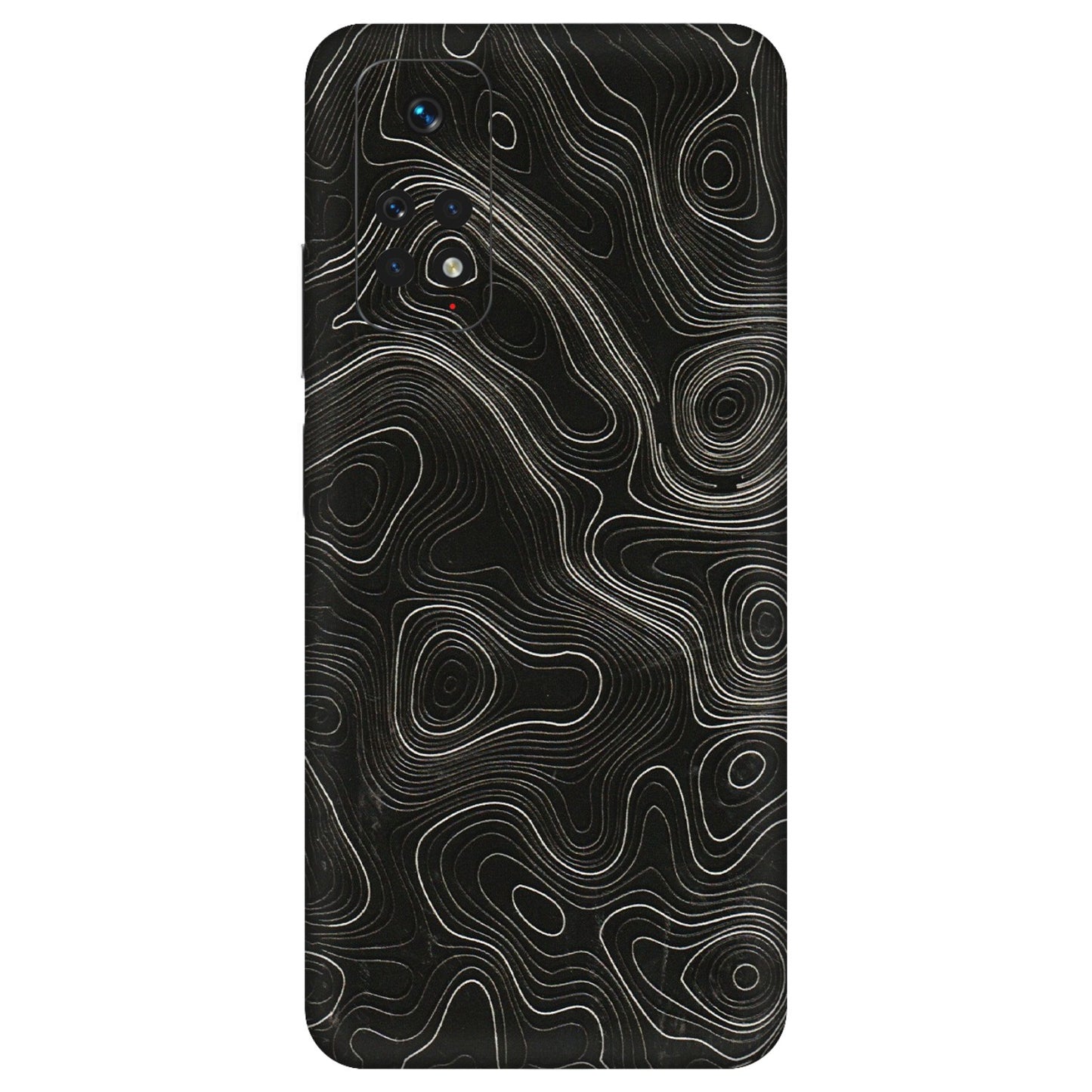 Xiaomi Redmi Phone Skins (All Models) - Black Swirl - 3D Embossed Finish (L-196) Redmi Note 11