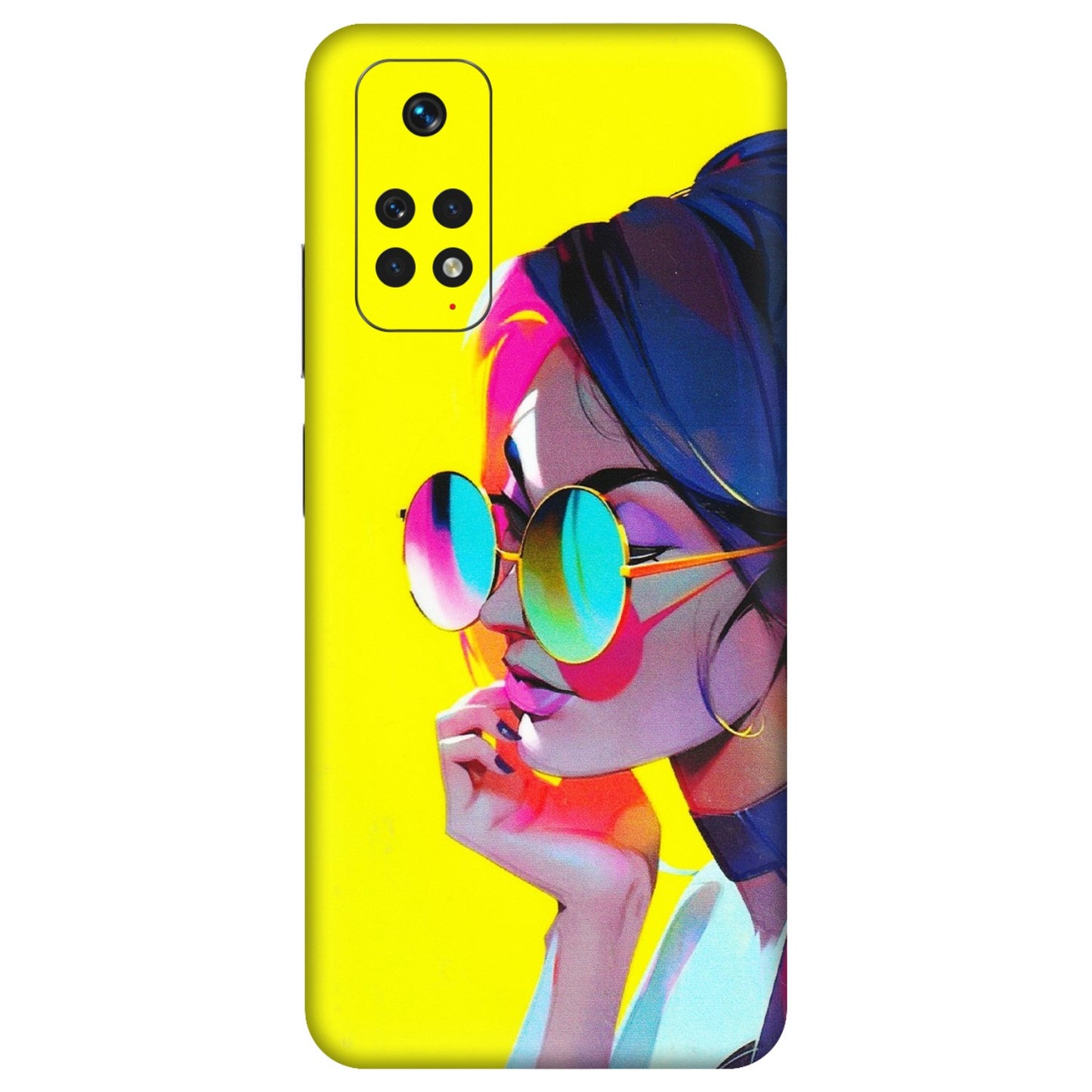 Xiaomi Redmi Phone Skins (All Models) - Bold Stylish Girl - 3D Embossed Finish (L-222) Redmi Note 11