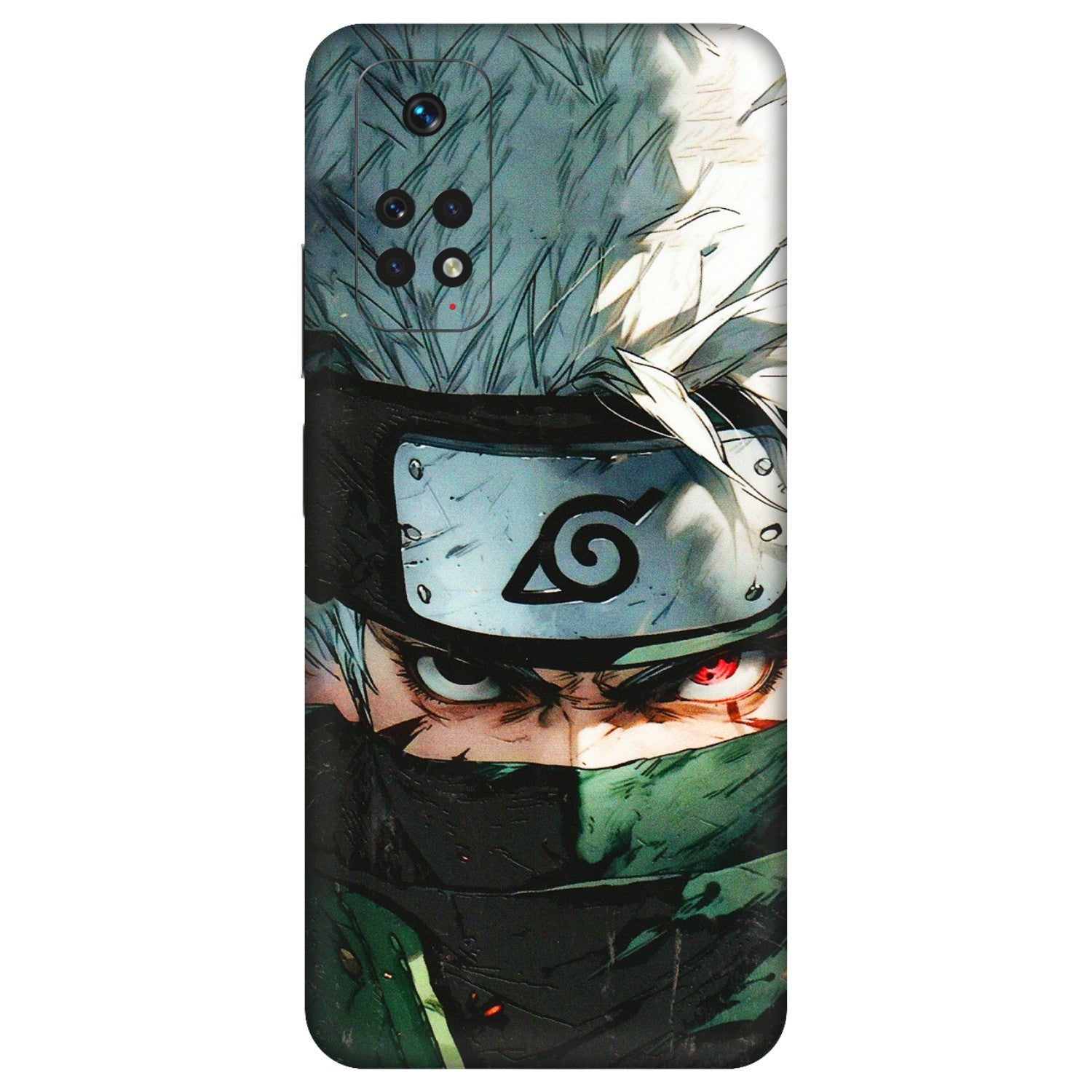 Xiaomi Redmi Phone Skins (All Models) - Kakashi Red Eye Focus - 3D Embossed Finish (L-227) Redmi Note 11