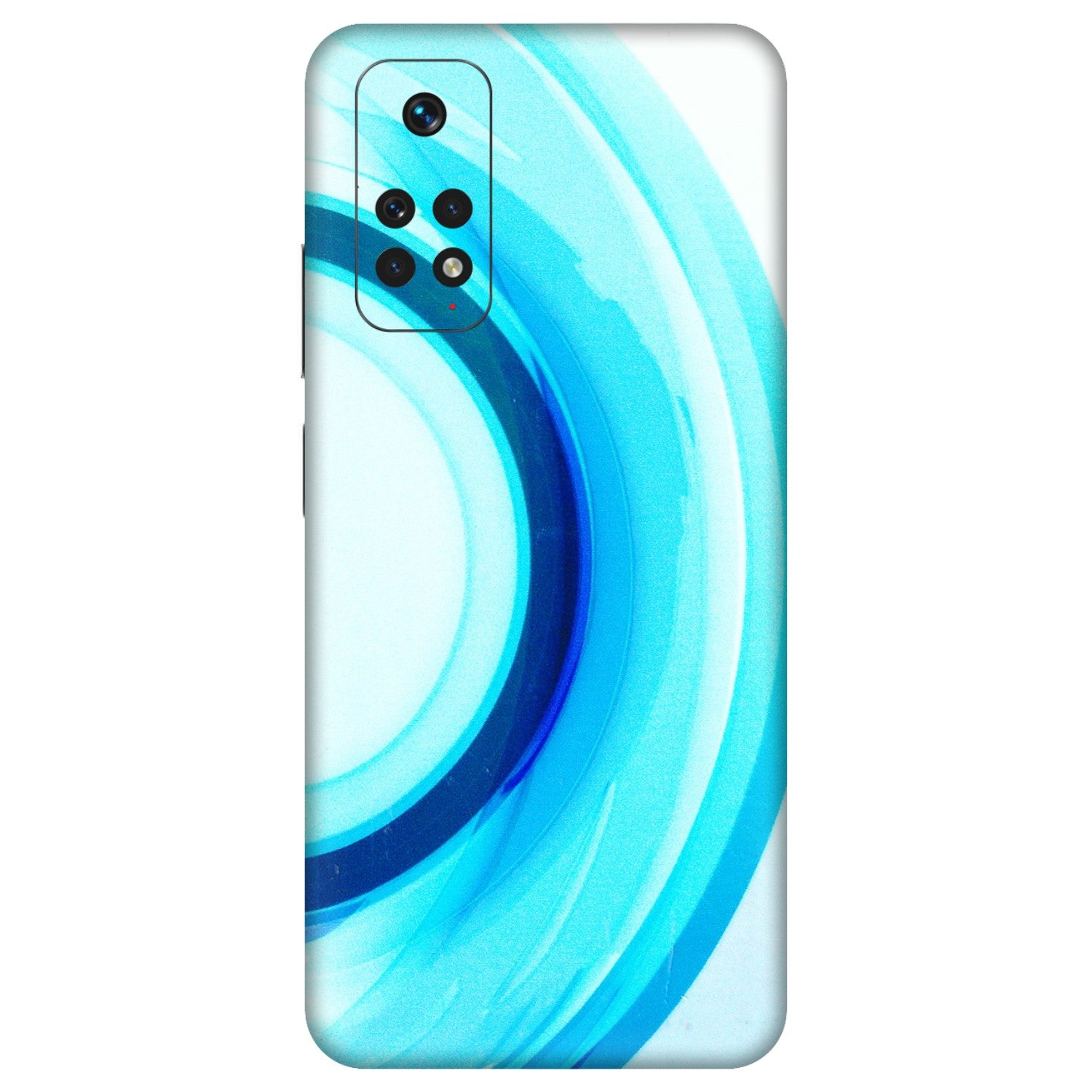 Xiaomi Redmi Phone Skins (All Models) - The Blue Curve - 3D Embossed Finish (L-244) Redmi Note 11