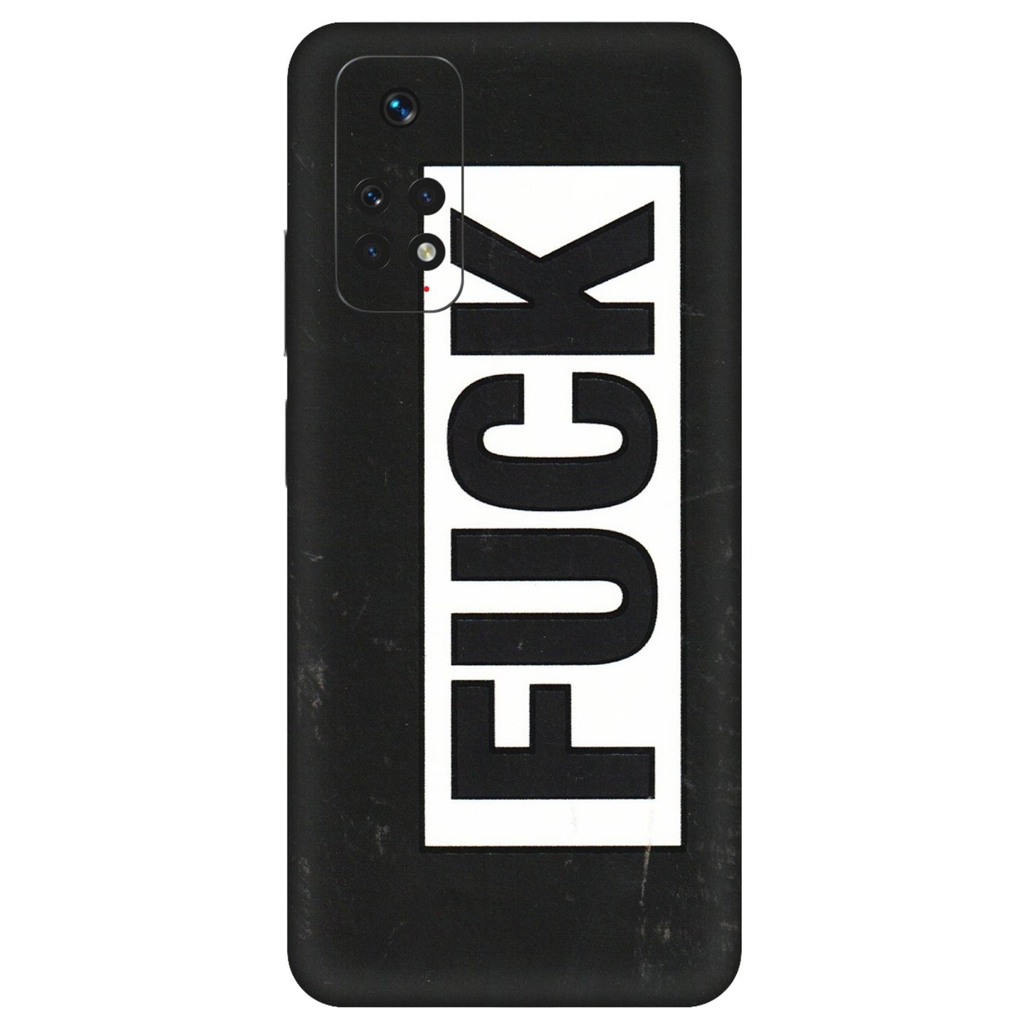 Xiaomi Redmi Phone Skins (All Models) - The F Word - 3D Embossed Finish (L-255) Redmi Note 11