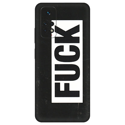 Xiaomi Redmi Phone Skins (All Models) - The F Word - 3D Embossed Finish (L-255) Redmi Note 11