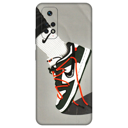 Xiaomi Redmi Phone Skins (All Models) - New Grey Sneaker - 3D Embossed Finish (L-261) Redmi Note 11
