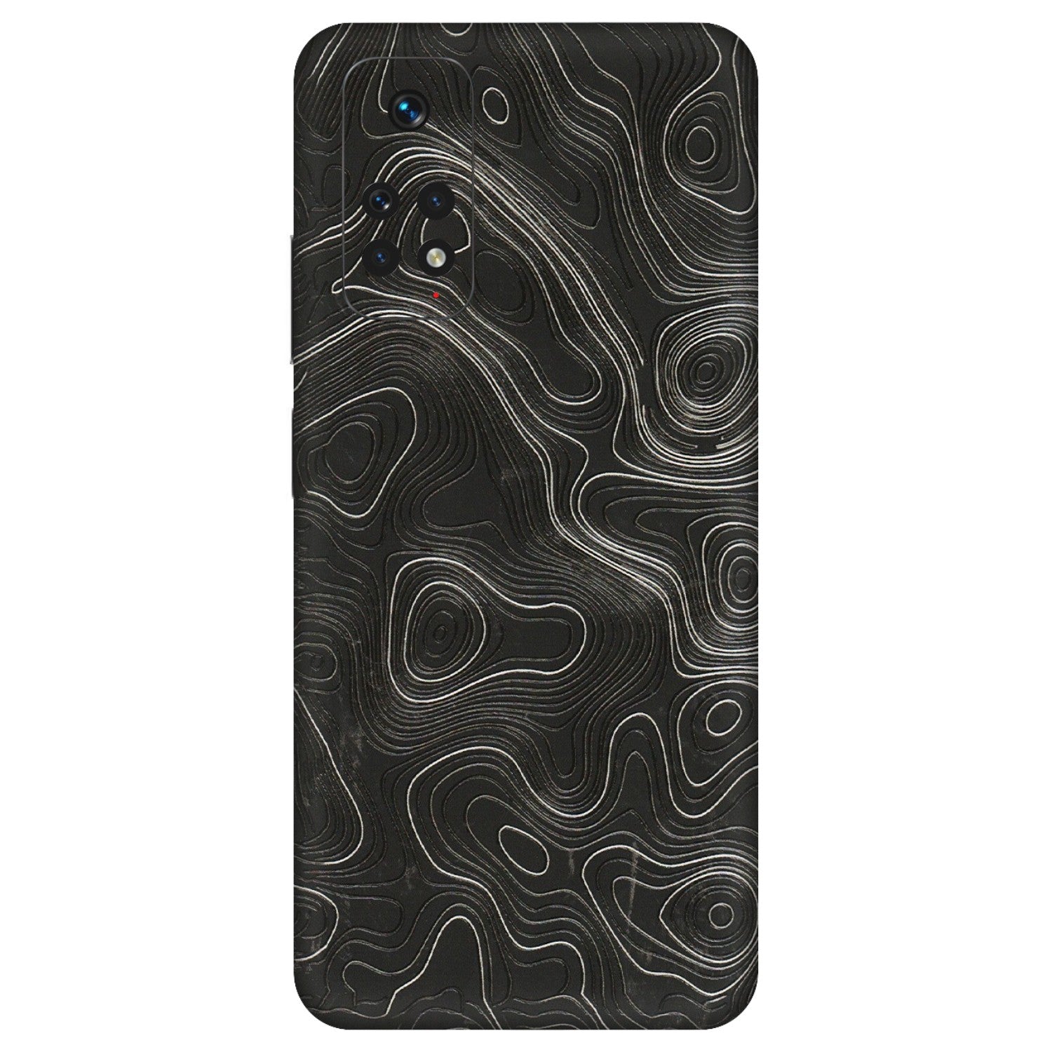 Xiaomi Redmi Phone Skins (All Models) - Abstract White Line Map - 3D Embossed Finish (L-269) Redmi Note 11