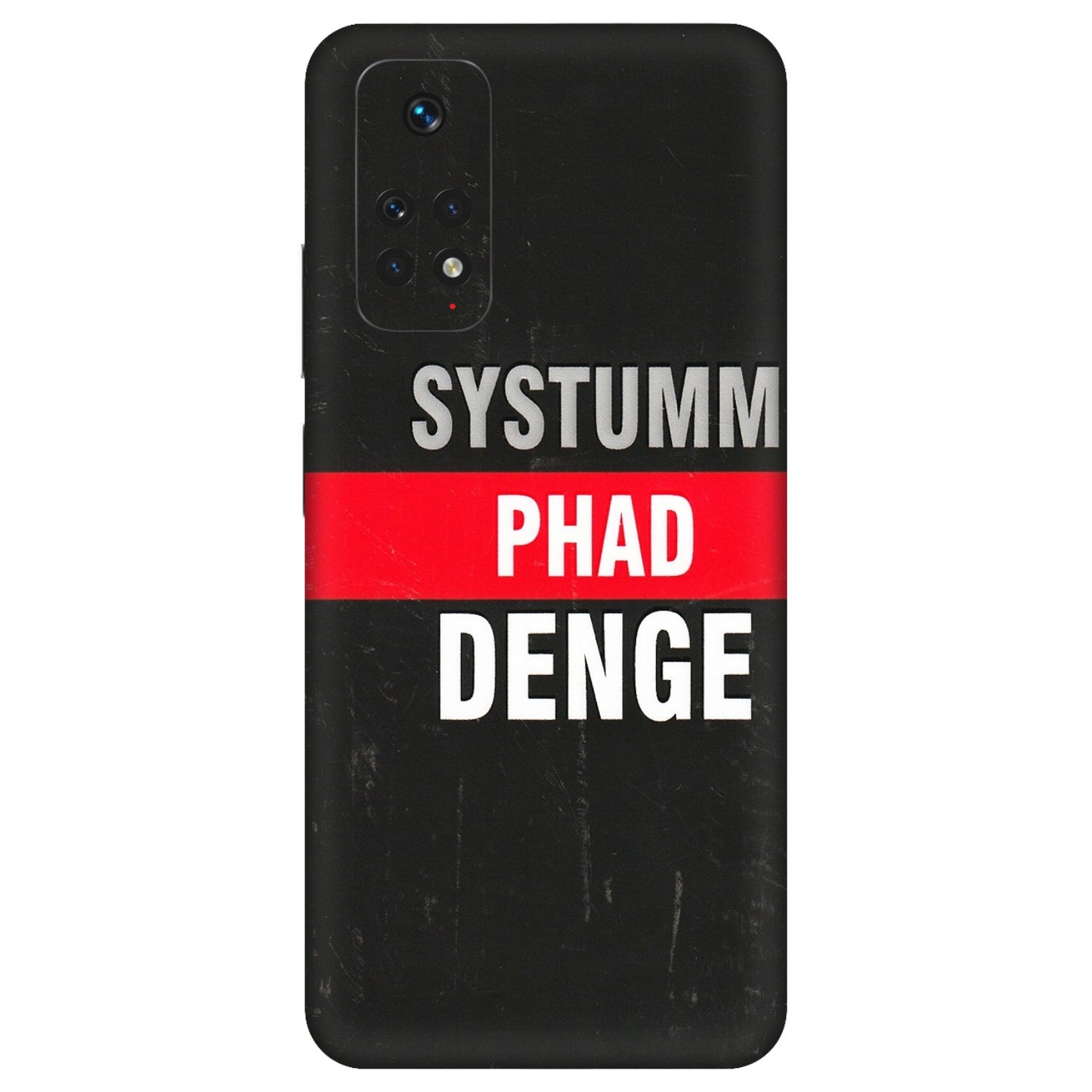 Xiaomi Redmi Phone Skins (All Models) - Systumm Phad Denge - 3D Embossed Finish (L-278) Redmi Note 11