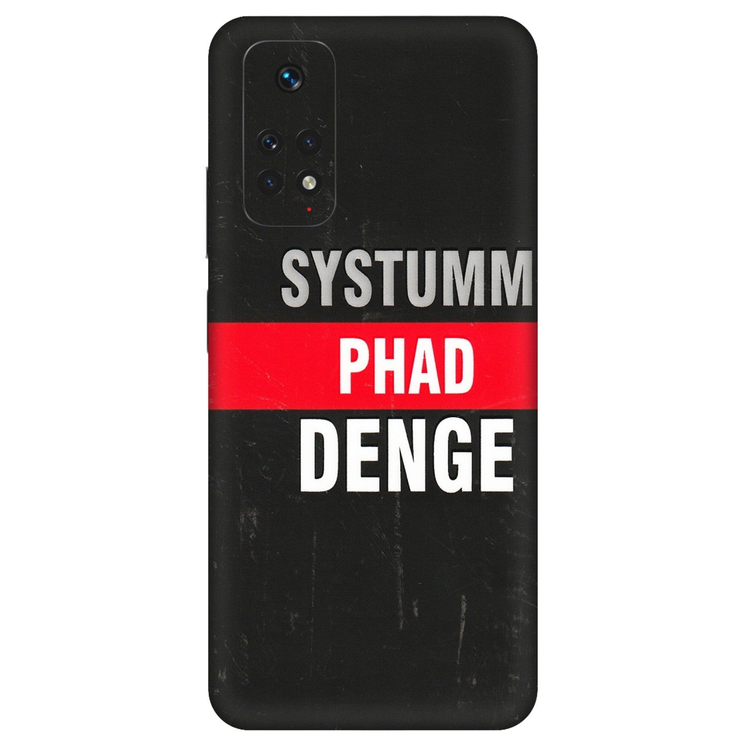 Xiaomi Redmi Phone Skins (All Models) - Systumm Phad Denge - 3D Embossed Finish (L-278) Redmi Note 11