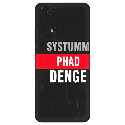 Xiaomi Redmi Phone Skins (All Models) - Systumm Phad Denge - 3D Embossed Finish (L-278) Redmi Note 11