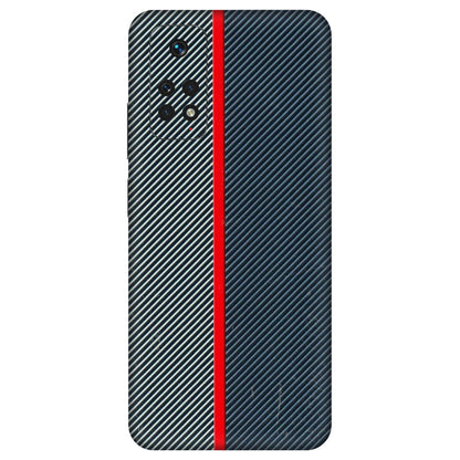 Xiaomi Redmi Phone Skins (All Models) - Blue Sober Lines - 3D Embossed Finish (L-305) Redmi Note 11