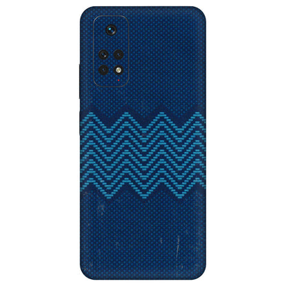 Xiaomi Redmi Phone Skins (All Models) - Blue Sober Waves - 3D Embossed Finish (L-306) Redmi Note 11